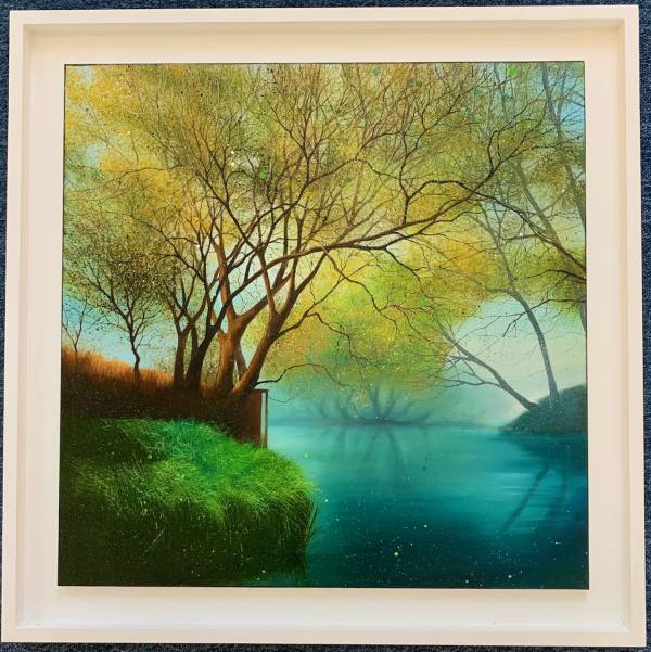 - Oil on Canvas, Painting by Kate Richardson, measuring 80 x 80 cm (H x W) framed at 95 x 95 cm £1550